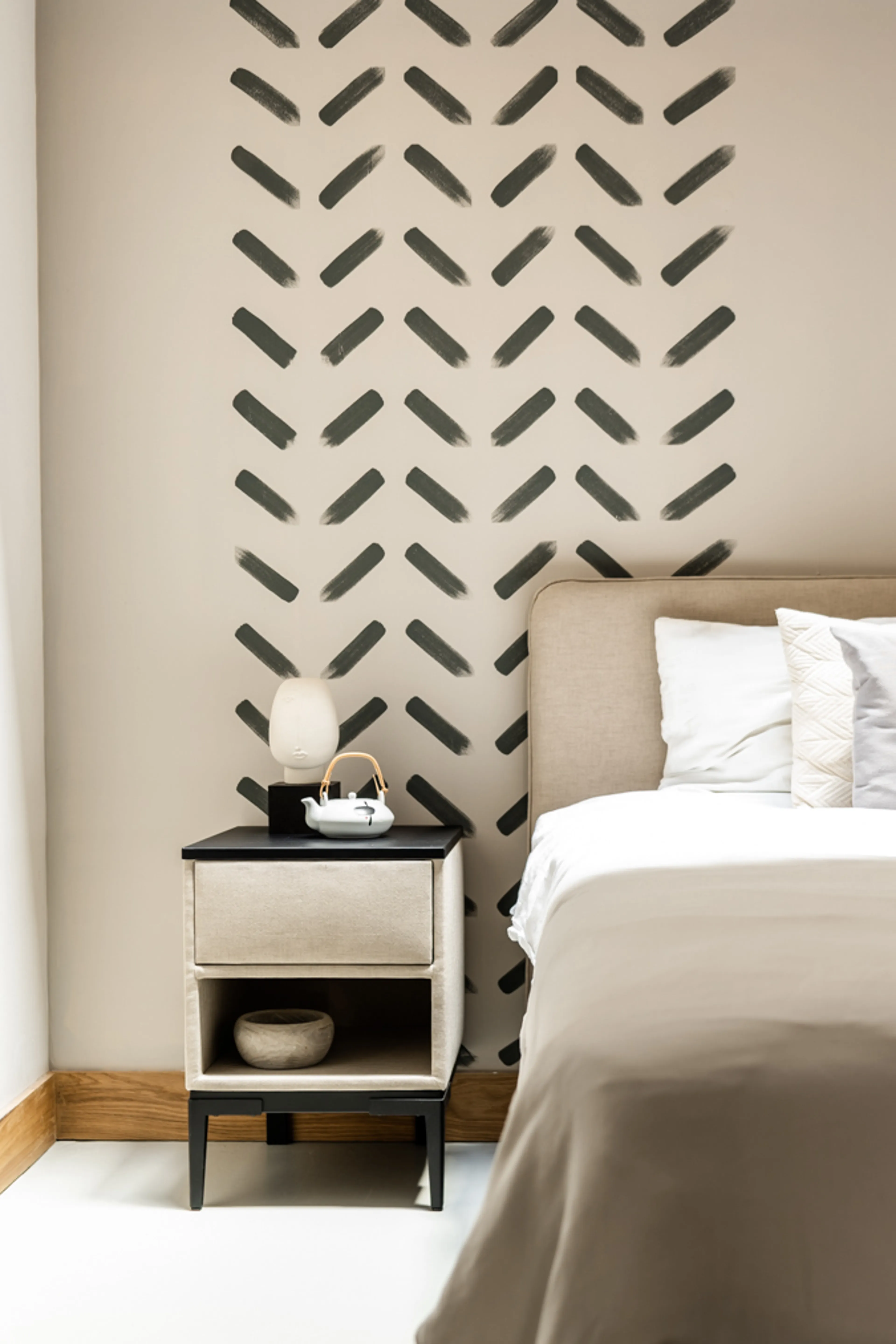 Kontraste durch Materialien und Muster