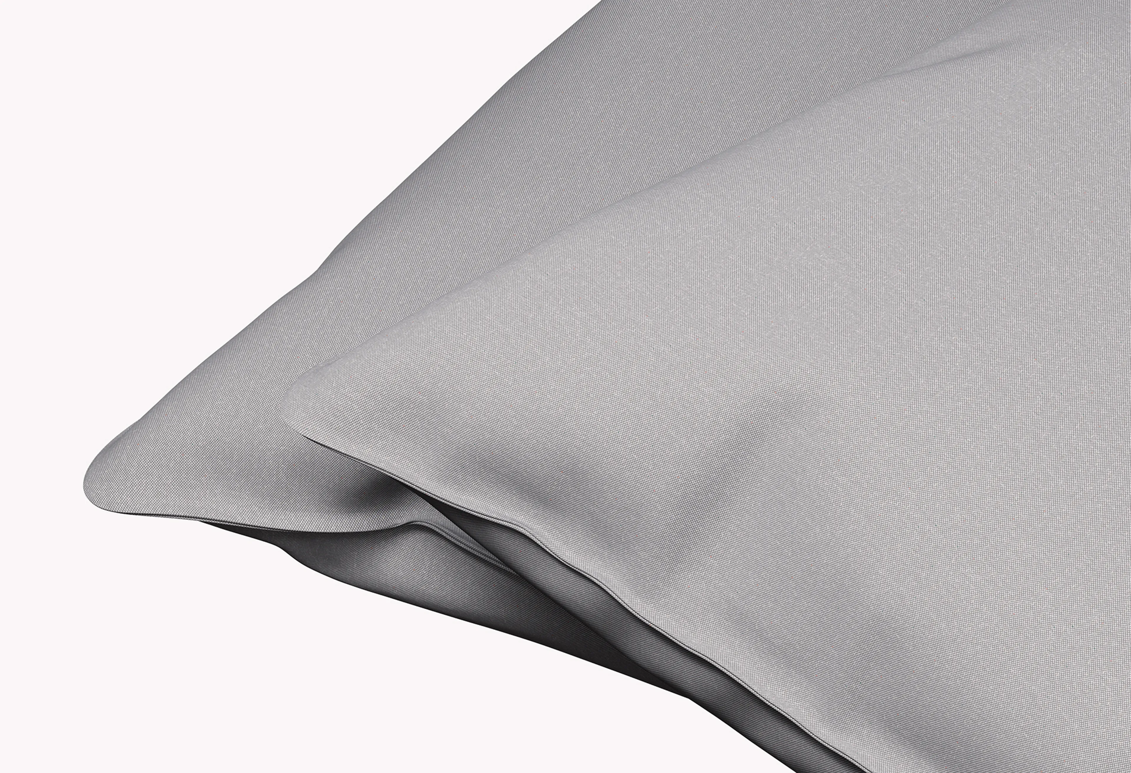 Kissenbezug Dixxius Excellent Percale Hellgrau (2er Set)