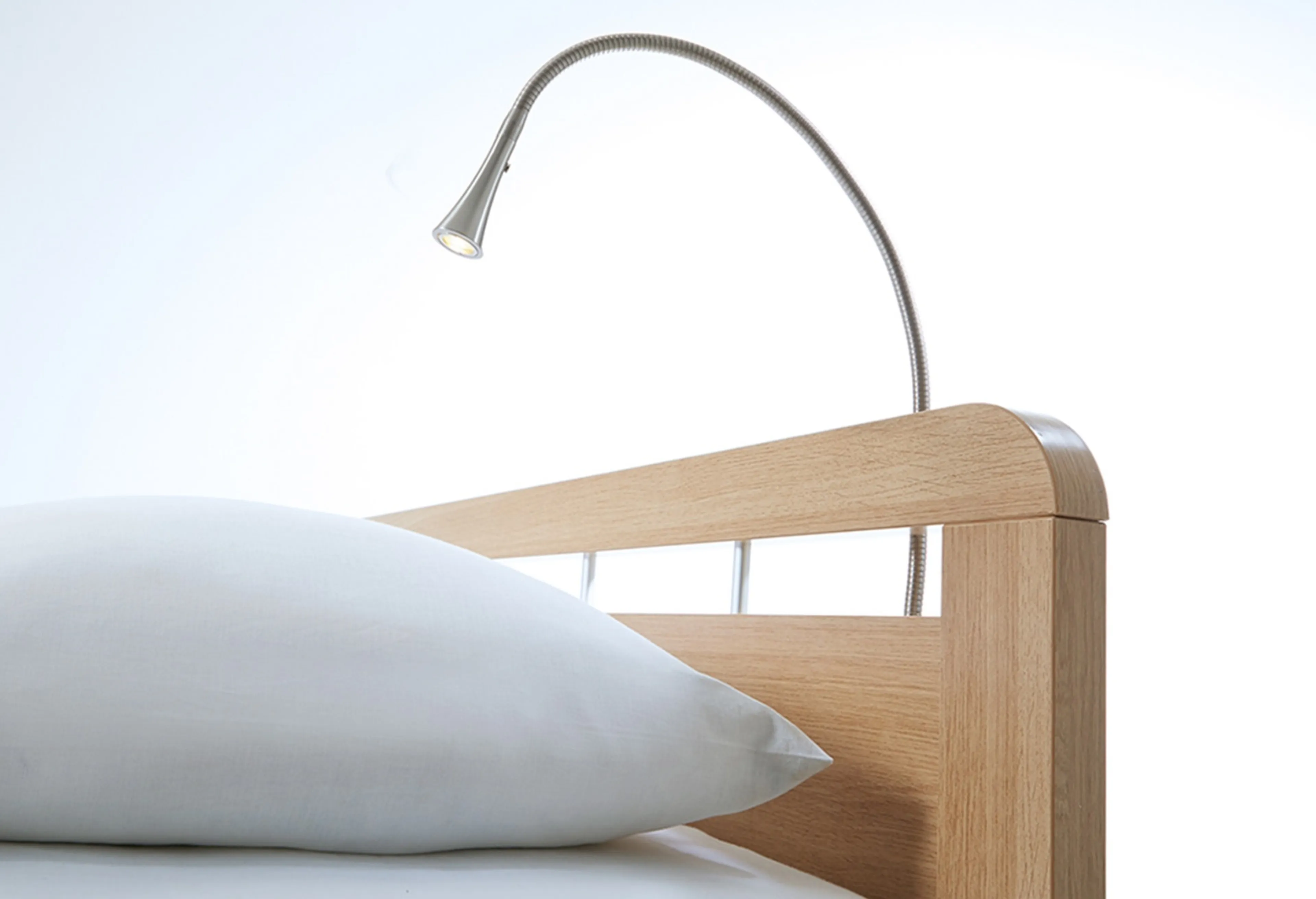 Bettleuchte Tulip Mat Chrome