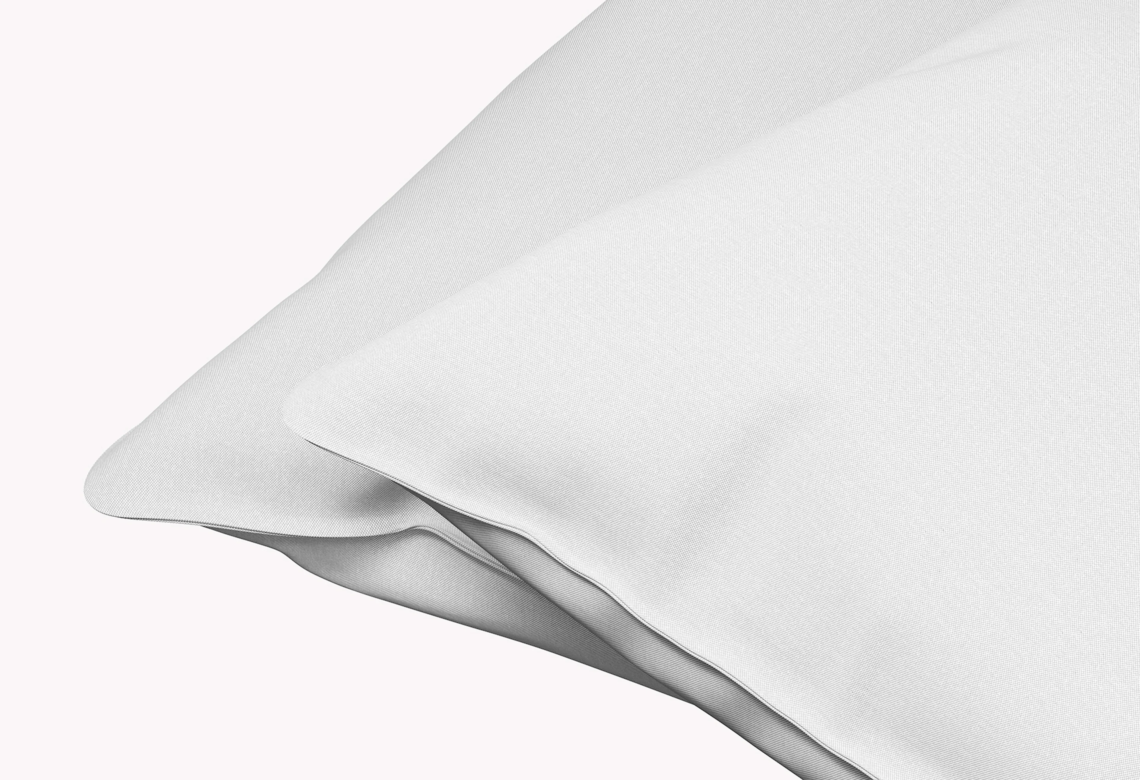 Kissenbezug Dixxius Excellent Percale Weiß (2er Set)