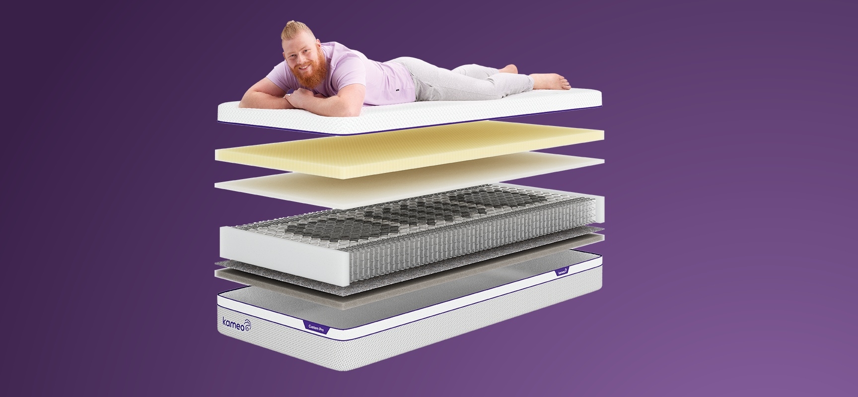 Ergonomische Unterstützung bis an den Rand