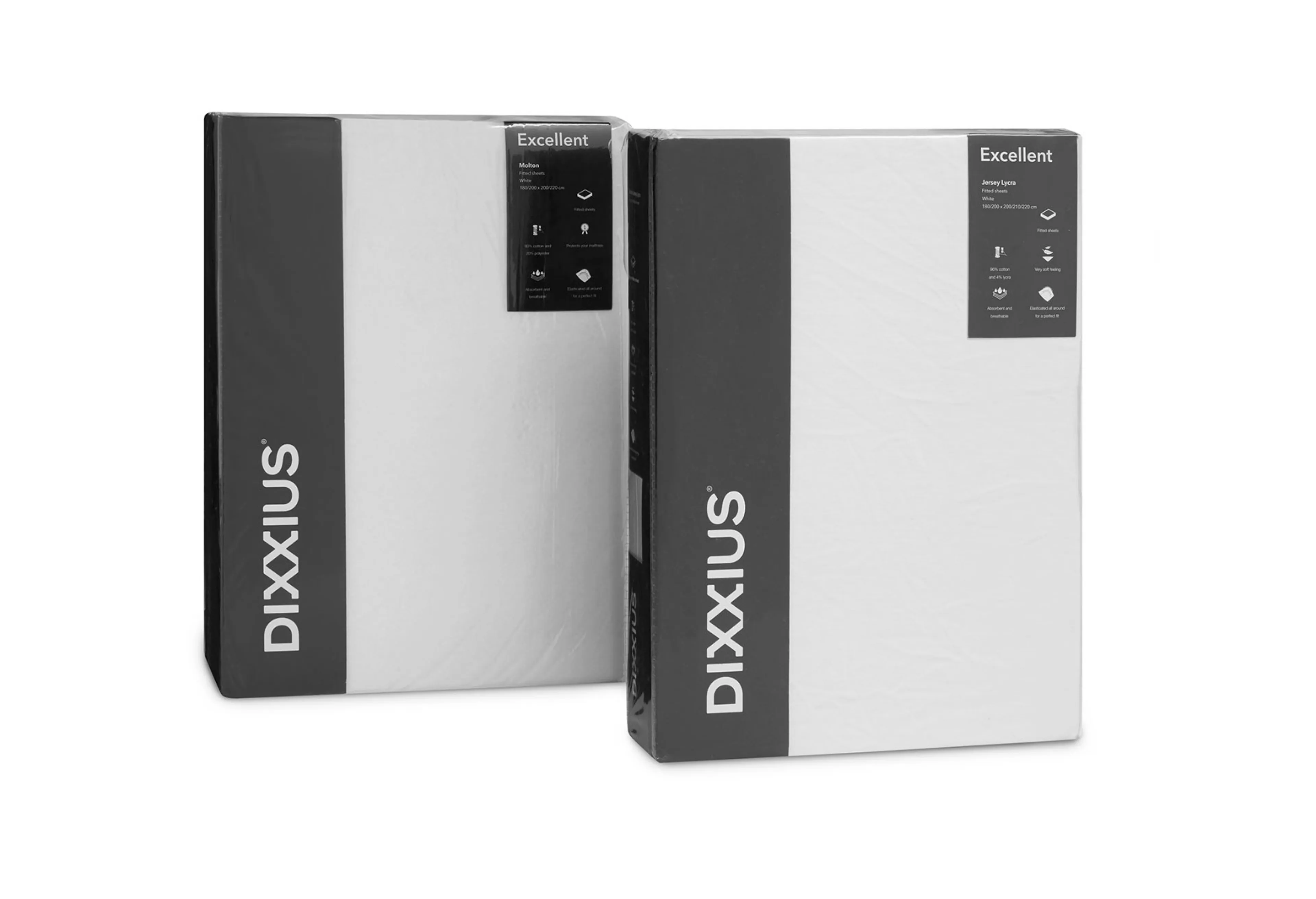 Dixxius Spannbettlaken und Molton Excellent Kombi - Matratze