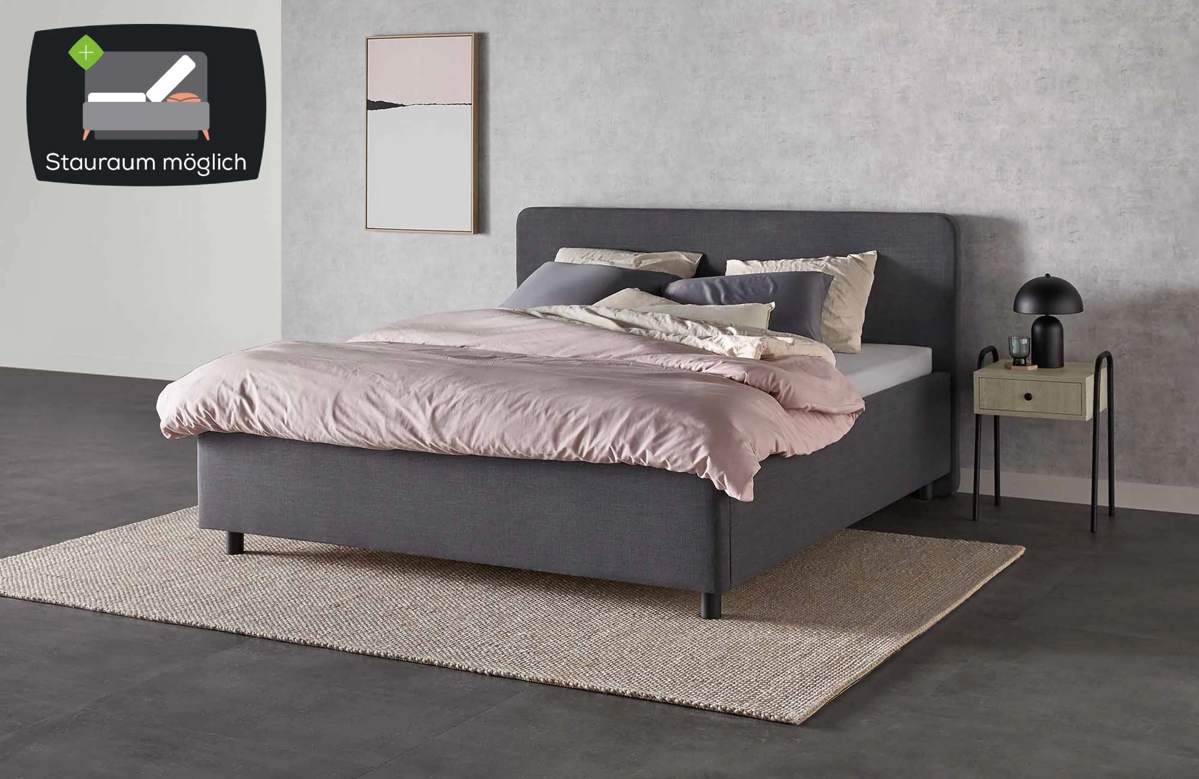 Polsterbett Home 51 - schnell lieferbar